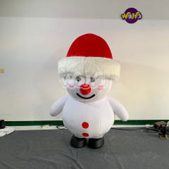Inflatable Christmas Snowman Cartoon Inflatable Snowman Ball for Celebrate Christmas