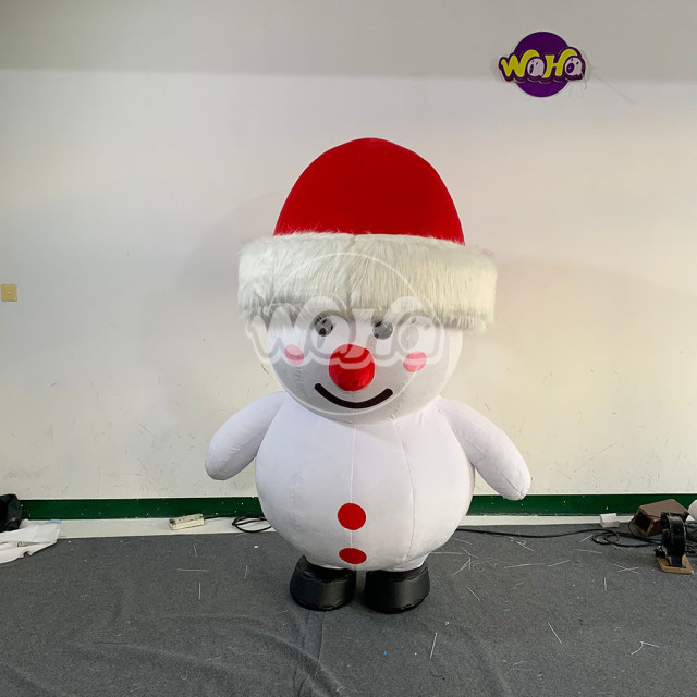 Inflatable Christmas Snowman Cartoon Inflatable Snowman Ball for Celebrate Christmas