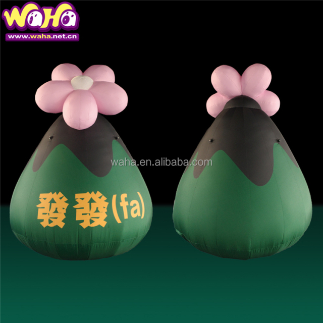 Inflatable Led Decoration Inflatable Panda Mascot Decoration for Parks