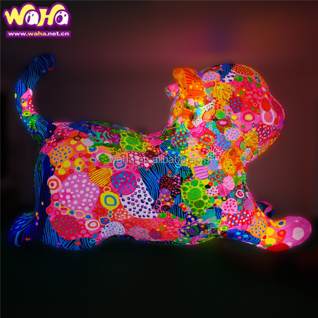 Colorful Printing Inflatable Cat Cartoon for Outdoor Advertising