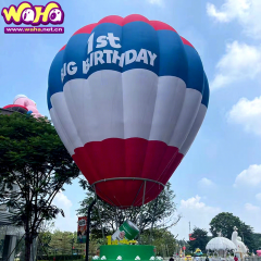 Inflatable PVC LED Hot Air Balloon Large Customizable Size Full-Size Decoration Object