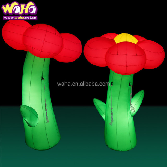 High Quality Commercial Color Led Giant Inflatable Flower Decoration Inflatable Led Flower