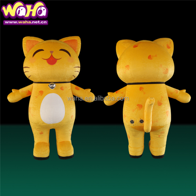 Giant White Rabbit Advertising Inflatable Oxford Material Balloon Model with Complementary Blower Ground Accessory Included