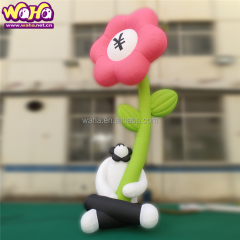 Artifical Decorations Lighting Inflatable Hanging Flower Event Decoration