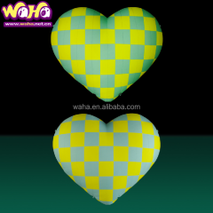 Wedding Stage Heart Valentines Day Heart Shape Inflatable Model Large Led Heart