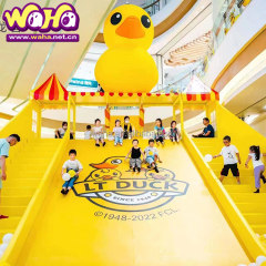 Inflatable Giant Yellow Duck Design for Shopping Mall Decoration