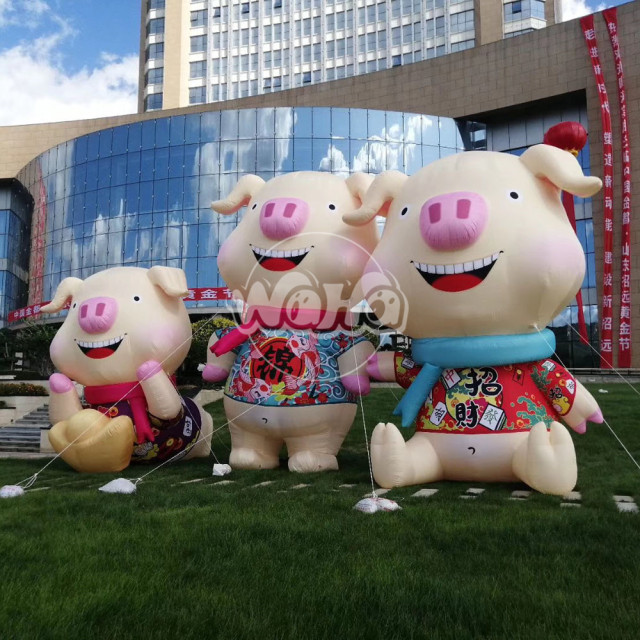 Inflatable Christmas Snowman Cartoon Inflatable Snowman Ball for Celebrate Christmas