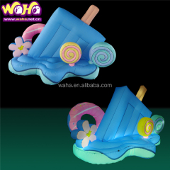 Event Cloud Inflatable PVC Cloud With Giant LED Light Bright Outdoor Inflatable Decoration Model With Blower Accessory