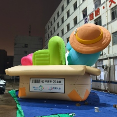 Premium Custom Inflatable City Themed Installation, Long-Lasting Advertising Inflatable for Urban Branding