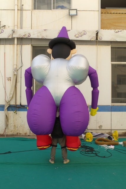 Giant Inflatable Clown Puppeteer Costume, Durable Carnival Advertising Inflatable for Event