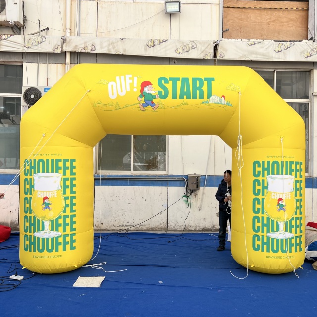 Professional Export Manufacturer Advertising Running Events Custom Logo Printing Arch Gate Inflatable Race Arch