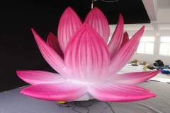 Giant Inflatable Art Flower Sculpture Cartoon Flower Balloon Alice Wonderland LED Lights Decoration Waterproof Durable