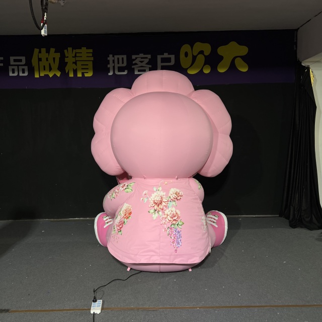 Outdoor Giant Inflatable Illuminated Flower Figure, Promotional Inflatable Model for Bar Event & Mall Display