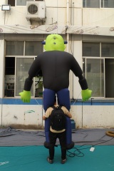 Giant Inflatable Frankenstein Puppeteer Costume, Durable Halloween Advertising Inflatable for Event