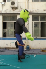 Giant Inflatable Frankenstein Puppeteer Costume, Durable Halloween Advertising Inflatable for Event