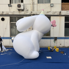 Custom Made Inflatable Cartoon Bunny Installation, Personalized Advertising Inflatable for Commercial Decoration & Exhibition