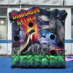 Large Inflatable Dinosaur Attack Carnival Game, Promotional Blow up Inflatable for Commercial Exhibition & Event