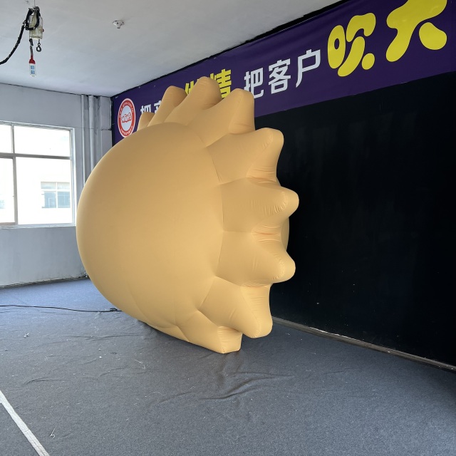 Giant Inflatable Sun Mascot for Commercial Display & Exhibition, Durable Advertising Inflatable