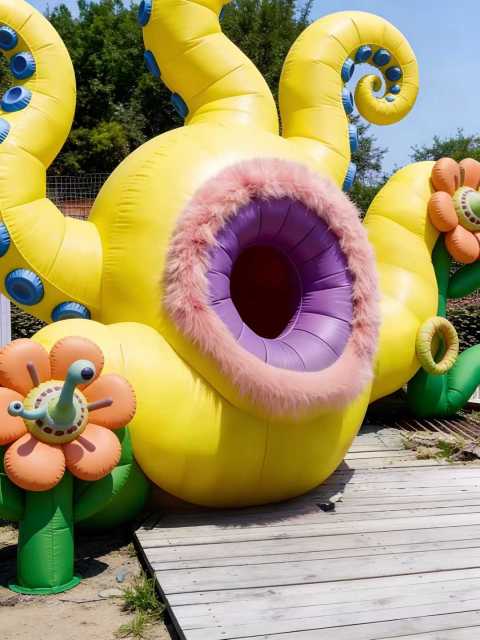 Professional Giant Inflatable Octopus Art Installation, Premium Advertising Inflatable for Scenic Spot & Event