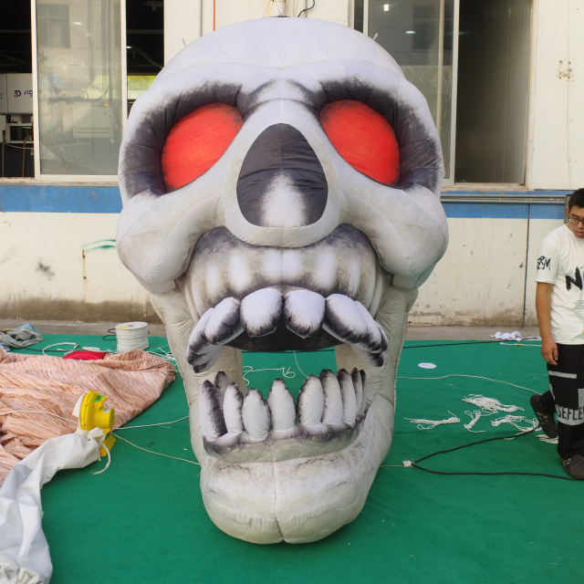 Customized Inflatable Sugar Skull Model, Blow up Advertising Inflatable for Commercial Decoration & Show