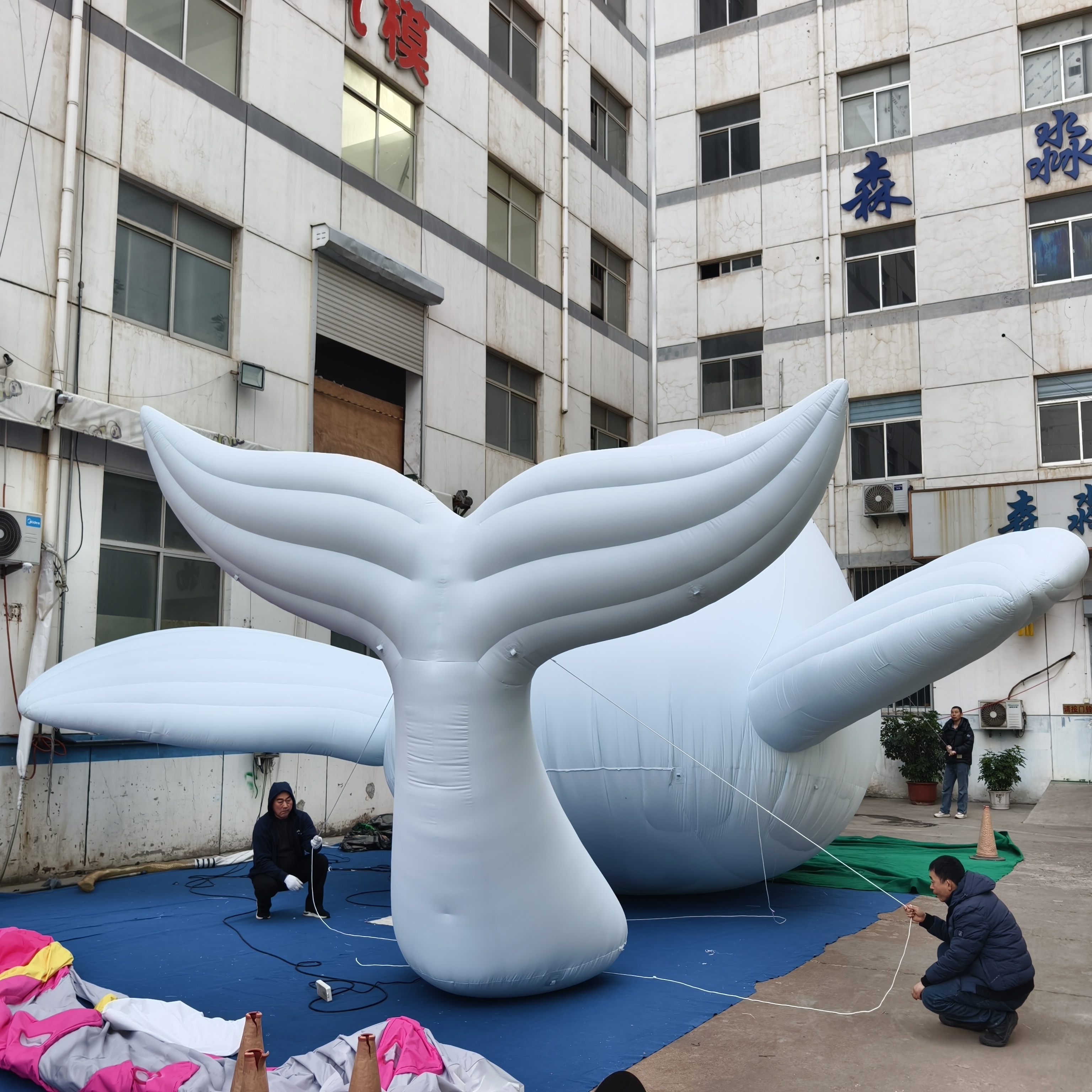 Premium Custom Inflatable Realistic Whale, Long-Lasting Advertising Inflatable for Commercial Decoration & City Event