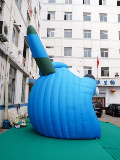 Children's Interactive Giant Inflatable Cartoon House Tent Entertainment Park Rabbit Cabin for Events
