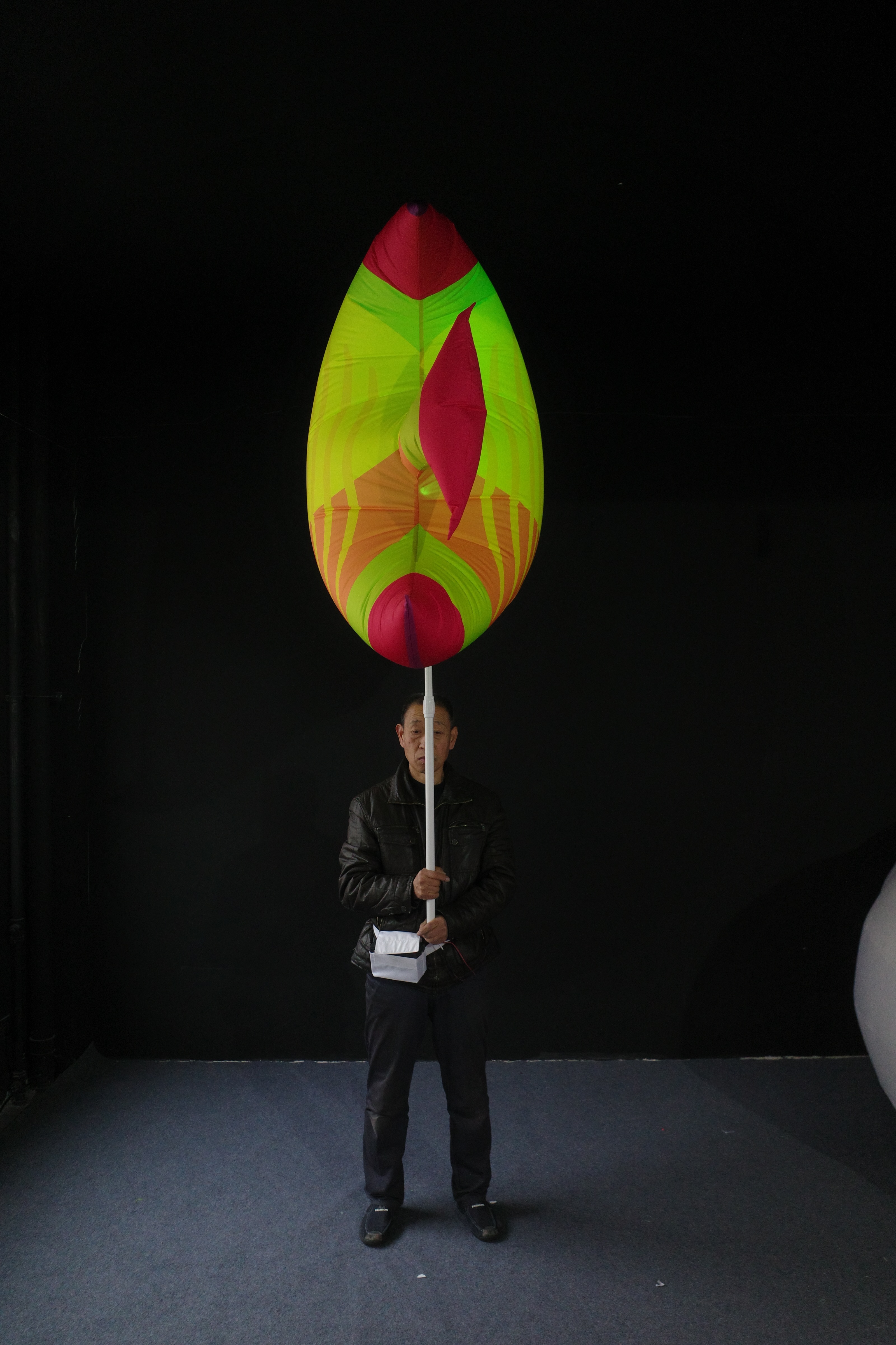 OEM Custom Inflatable Rainbow Fish Puppet, Commercial Grade Advertising Inflatable for Event Performance
