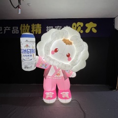 Professional Giant Inflatable Brand Mascot, Premium LED Advertising Inflatable for Commercial Promotion & Event