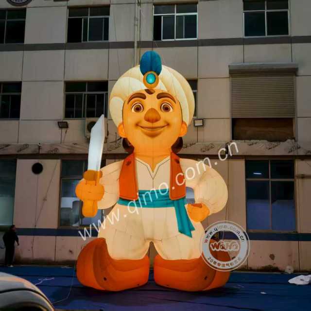 High Quality Giant Inflatable Character, Durable Inflatable Sultan Mascot for Outdoor Event, Mall Decoration  Advertising