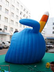 Children's Interactive Giant Inflatable Cartoon House Tent Entertainment Park Rabbit Cabin for Events