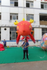 Giant Inflatable Koi Dragon Fish Parade Puppet, Durable Advertising Inflatable for Festival & Event