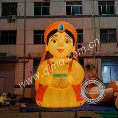 High Quality Giant Inflatable Character, Durable Inflatable Sultan Mascot for Outdoor Event, Mall Decoration  Advertising