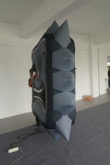 Giant Inflatable Ghost Wall Monster for Halloween, Durable Advertising Inflatable