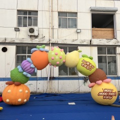 Outdoor Decoration Inflatable Fruit Arch Giant Inflatable Flower Archway for Party  Decoration