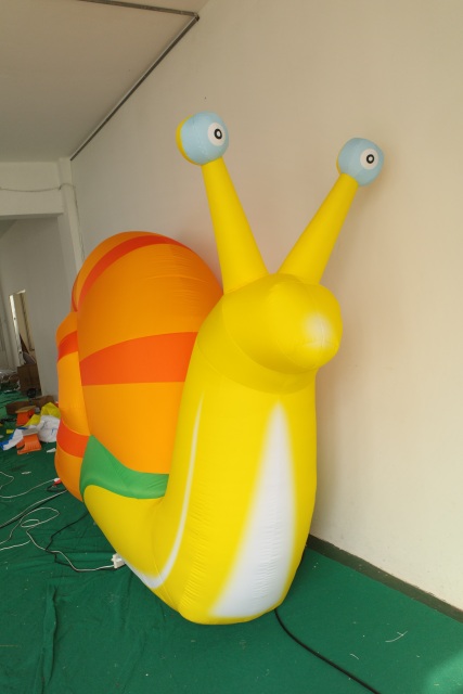 Giant Inflatable Animal Mascot Balloon,inflatable Snail Model with Thorn for Events Advertising