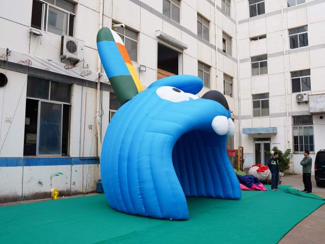 Children's Interactive Giant Inflatable Cartoon House Tent Entertainment Park Rabbit Cabin for Events