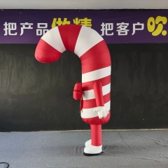 Giant Inflatable Lollipop & Candy Cane Puppeteer Costume for Commercial Display & Exhibition, Durable Advertising Inflatable