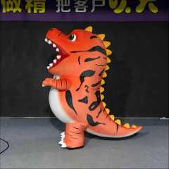 Inflatable Dinosaur Costume Halloween Adult Outdoor Promotion with Built-In Fan for Parade