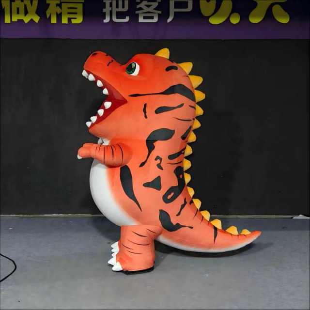 Inflatable Dinosaur Costume Halloween Adult Outdoor Promotion with Built-In Fan for Parade