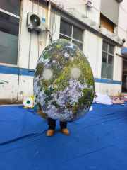 Custom Inflatable Mossy Stone Egg Costume for Adult, Realistic Rock  Mascot for Event Decoration