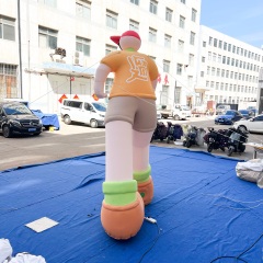 Giant Inflatable Cartoon Gardener Mascot for Commercial Display & Exhibition, Durable Advertising Inflatable