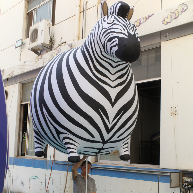 Custom Made Inflatable Chubby Zebra Figure, Personalized Advertising Inflatable for Mall & Exhibition