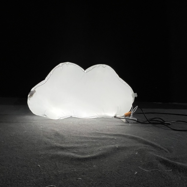 Custom Made Giant Inflatable Illuminated Cloud, Personalized Advertising Inflatable for Exhibition & Event