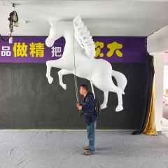 High Quality Inflatable Pegasus Puppet, Heavy-Duty Advertising Inflatable for Outdoor Long-Term Display