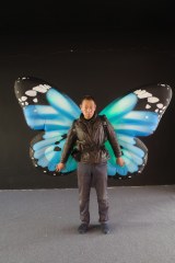 Giant Inflatable Butterfly Wings Backpack, Durable Advertising Inflatable for Parade & Event