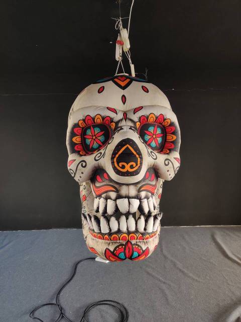 Custom Made Inflatable Day of the Dead Skull, Personalized Advertising Inflatable for Commercial Display & Mall