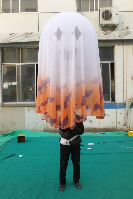 Inflatable Spooky Ghost Parade Prop, Promotional Blow up Inflatable for Halloween & Parade