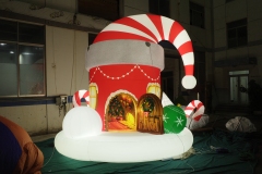 Custom Made Inflatable Festive Cabin, Personalized Advertising Inflatable for Commercial Display & Branding