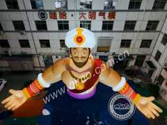 High Quality Giant Inflatable Character, Durable Inflatable Sultan Mascot for Outdoor Event, Mall Decoration  Advertising