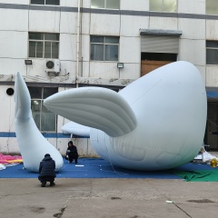Premium Custom Inflatable Realistic Whale, Long-Lasting Advertising Inflatable for Commercial Decoration & City Event